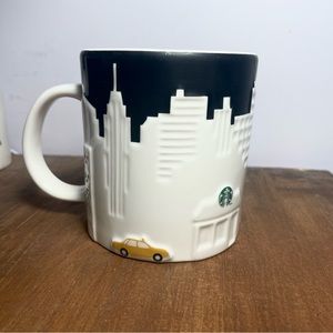 Starbucks New York City Skyline Taxi Relief Collector Series